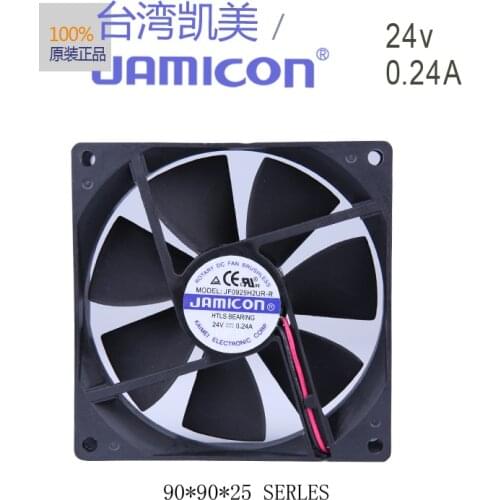JAMICON JF0925H2UR -r 24 v 0.24 A 9 cm 9025 2 line cooling fans quiet fan case cooling fans