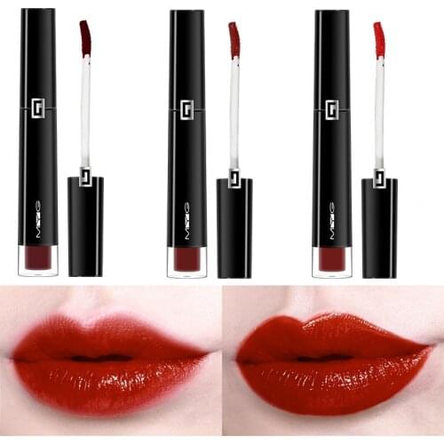 Bright Liquid Lipstick Waterproof Red Lip Makeup Tattoo Long Lasting Lip Gloss Tint Lip gloss Tube Cosmetics Makeup