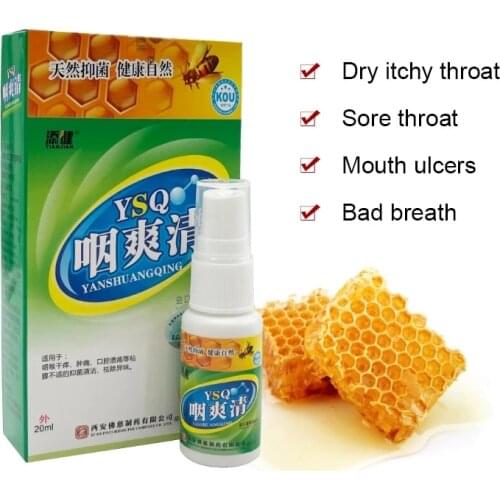 20ml Propolis Oral Spray Prevents Oral Ulcers/Swelling Painful Gums/Dry And Sore Throat Can Remove Bad Mouth Odor And Refresh