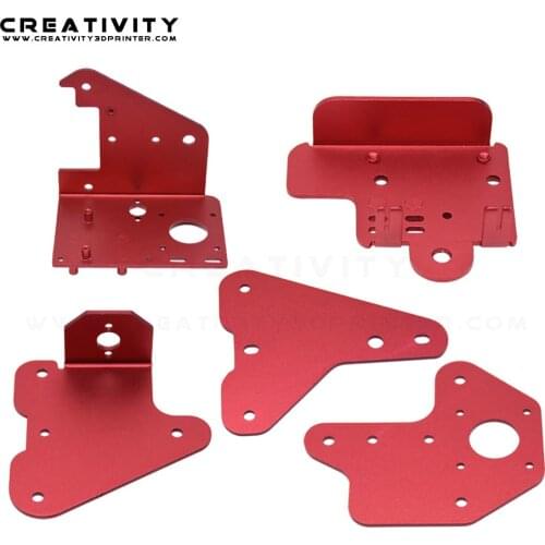 3D Printer CR-10S PRO Extruder XZ Axis Plate Fix Bracket Plate Front & Back Aluminum Holder For CR10s Pro