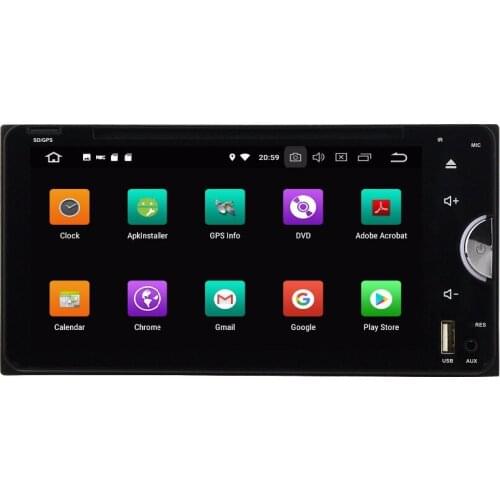 6.95" 2 Din Android 9.0 For Toyota Rav4 Corolla Vios Hilux 2006-2010 Car Multimedia Player 8 Core Car Audio Stereo DVD DSP GPS