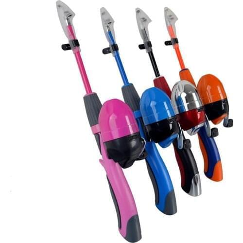 Kids Fishing Pole Portable Lightweight Telescopic Practise Fishing Rod Set with Spincast Fishing Reel Tackle Box for Children