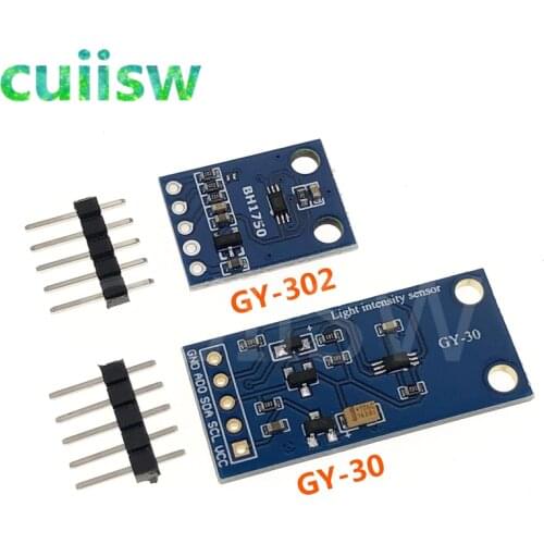 GY-30 GY-302 BH1750 BH1750FVI light intensity illumination module 3V-5V for Arduino