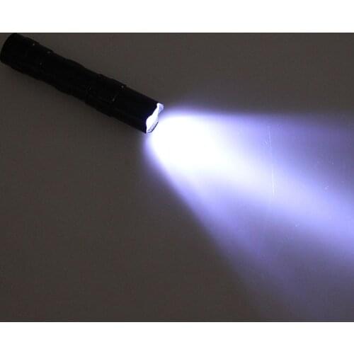 Waterproof Mini hot! LED Flashlight Torch Pocket Light Portable Lantern AA Battery Powerful Led For Hunting Camping Wholesale