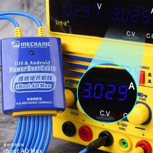 MECHANIC for Android IOS Power Boot Control line Android IOS Phone Test Power Supply Cable for iphone Huawei Xiaomi Samsung