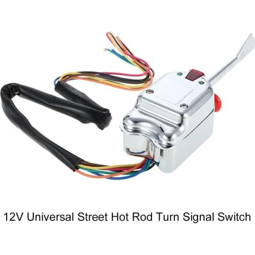 KKMOON 12V Universal Street Hot Rod Turn Signal Switch for FORD for BUICK for GM