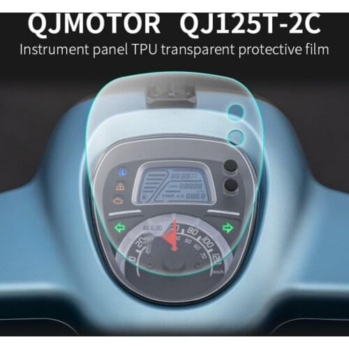 Motorcycle Modified Instrument Film Display Transparent Protective Scratch Self Repair for Qjmotor Qj125t-2c