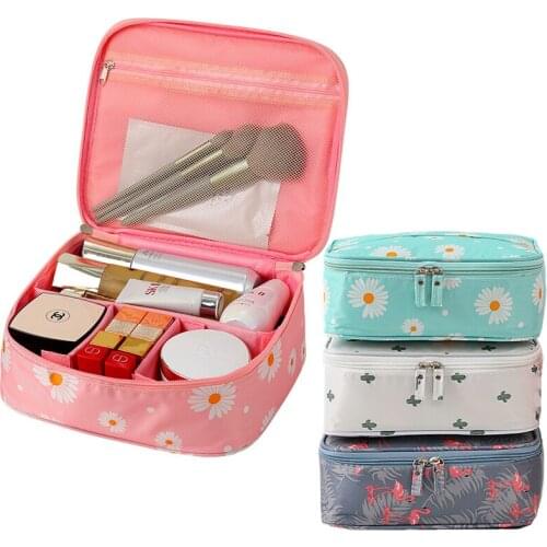 Fashion Women Cosmetic Bags Travel Portable Makeup Bags Case Zipper Make Up Organizer Storage Pouch Toiletry Beauty Wash Handbag