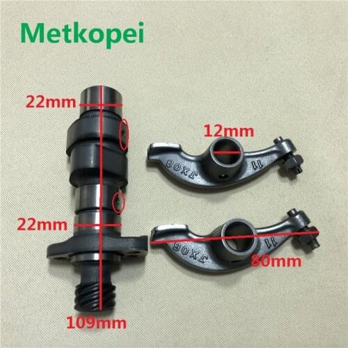 Motorcycle GS200 DR200 GXT200 QM200GY engine camshaft cam shaft and rocker arm for Suzuki 200cc GS DR GXT Djebel 200 spare part