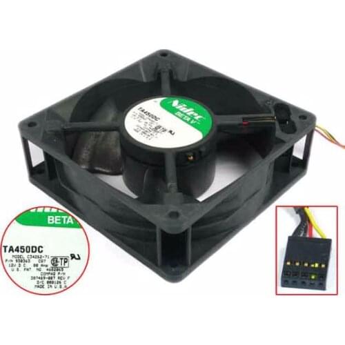 Nidec TA450DC B34262-71 CQ7 DC 12V 0.8A 120x120x38mm Server Cooling Fan