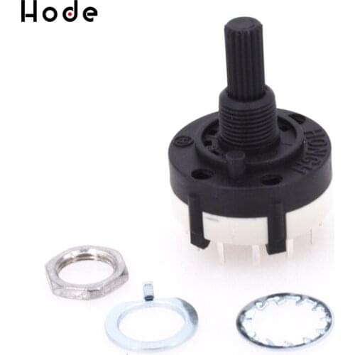 RS26 1 Pole Position 12 Selectable Band Rotary Channel Selector Switch Single Deck Rotary Switch Band Selector