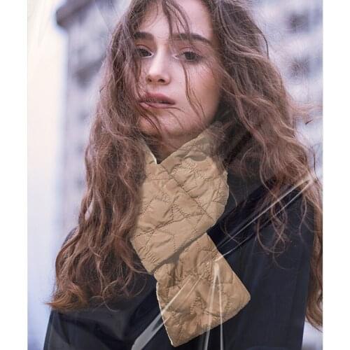 Super thermal Office Lady Gentleman scarf USB Rechargeable Neck Guard Warmer Washable Neckerchief W/ Timer Valentines Day Gift