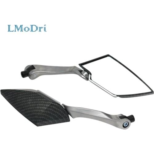 LMoDri Universal Motorcycle Side Mirror Scooter Motorbike Rear View Mirrors Sets Moped Modification Parts 8mm 10mm 2Pieces/Pair