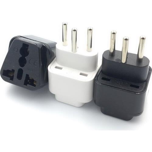 Universal 3pin Switzerland Conversion Plug Adapter UK/US/EU/AU 3 Pin Switzerland Travel Plug Type J Swiss Plug Converter Plug