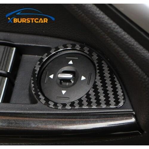 Xburstcar Auto for Ford Focus 3 MK3 2012 - 2018 Car Rearview Mirror Adjustment Knob Decoration Cover Trim Stickers Accessories