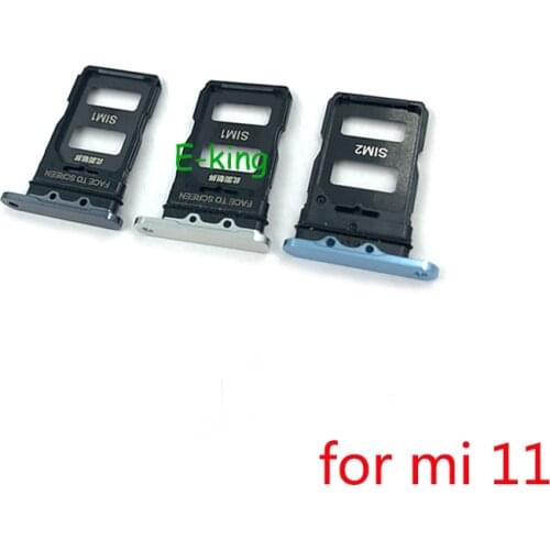 For Xiaomi Mi 11 Pro SIM Card Tray Slot Holder Adapter Socket Repair Parts