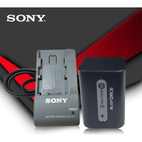 1pc/lot Sony Original NP-FH70 NPFH70 NP-FH60 DCR-DVD650 HC52 SX40 lithium batteries Digital camera Battery + Charger