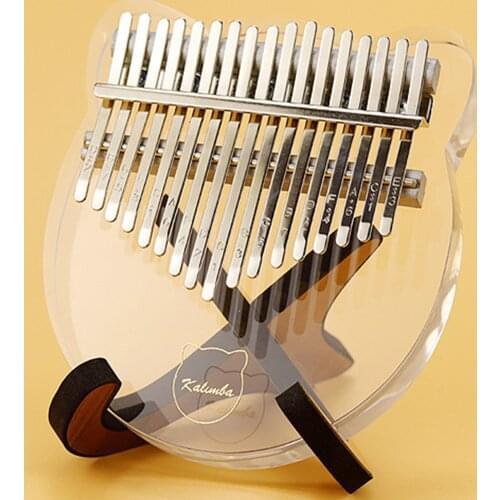 17 Keys Kalimba Transparent Crystal Thumb Finger Piano Musical Instruments Musical Enjoyable Instrument Supply