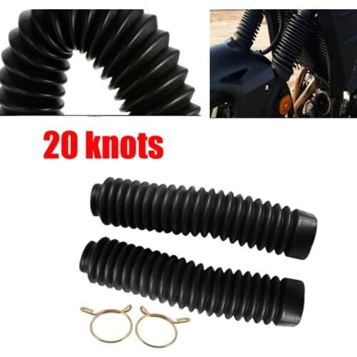 20Knot 270mm Motorcycle ATV Fork Boots Off Road Machines Dustproof Durable Cover