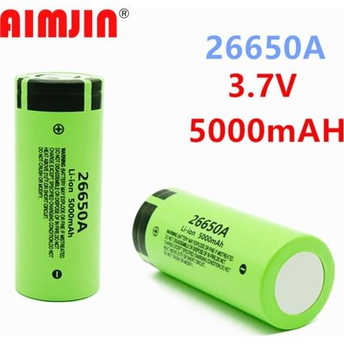 2020 3.7V100% 5000mAh Li-ion Rechargeable Battery for LED Flashlight Torch Li-ion Battery Accumulator Battery