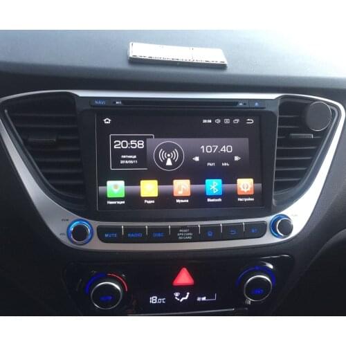 4gb+64gb IPS PX6 8" Android 10.0 Car DVD Player for Hyundai Verna Solaris 2017 2018 Radio GPS Bluetooth 5.0 WIFI Easy Connect