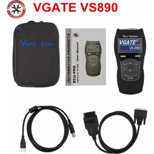 Vgate VS-450/VS890S/VS890 VAG Code Reader Diagnostic Scanner Com Reset Airbag ABS for VAG Cars free shipping