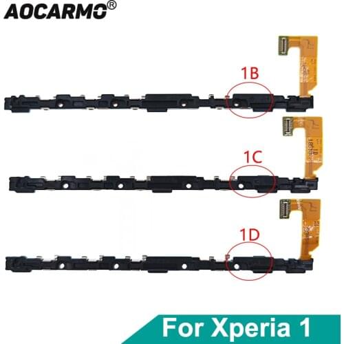 Aocarmo Power Button On/Off Volume Switch Buttons Connector Ribbon Flex Cable For Sony Xperia 1 / X1 / XZ4 / J9110