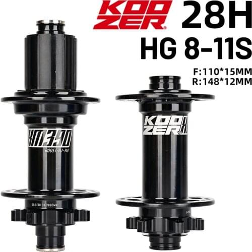 KOOZER XM390 BOOST 28 Hole Mountain Bike Bicycle Disc Brake Hub TPI Sealed Bearing Noise Hub 6 Claw 72 Click HG XD MS 8-12 Speed