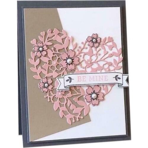 L-Sunday Crafts Die Cuts Lace Love Heart Cutting Dies Scrapbooking Embossing Album Cardmaking Crafts Dies