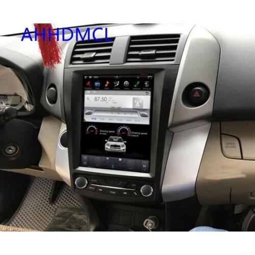 Tesla Style Multimedia Player Android Car Stereo GPS Automobile PC PAD For Rav4 Auto AC 2005 2006 2007 2008 2009 2010 2011 2012