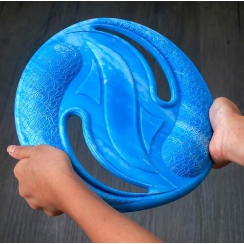 T5EC 9’’ Diameter Soft Flying Disc EVA Boomerang Family Outdoor Sports Toddler Gifts Safety Interactive Party Game for Kids