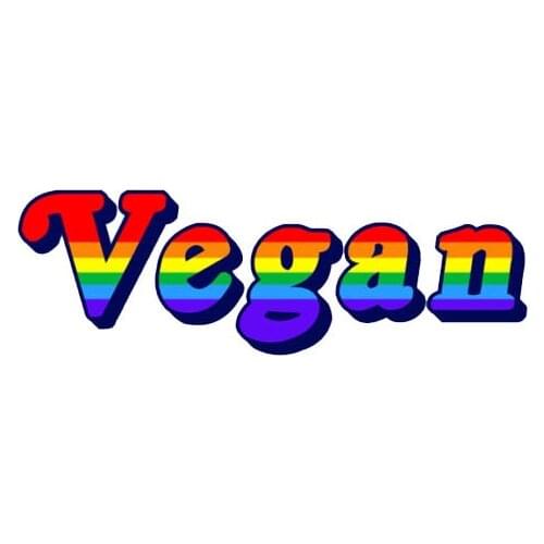 Hot Gay Vegan Warning Car Stickers Decals Fashion Cover Scratches Car Accessories for Rear Window Trunk Bumper KK15*5cm
