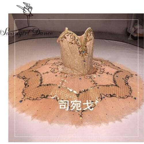 New Color Paquita Ballet Tutu Child Professional Platter Pancake Ballet Tutu Dress For Competition BT4063