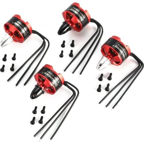 Newest High Quality 4PCS Racerstar Racing Edition 1806 BR1806 2280KV 1-3S Brushless Motor CW/CCW For QAV250 ZMR250 260