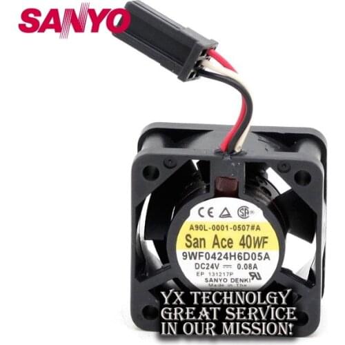SANYO New and Original 9WF0424H6D05A 24V 0.08A Fanuc dedicated fan for 40 * 40 * 20mm