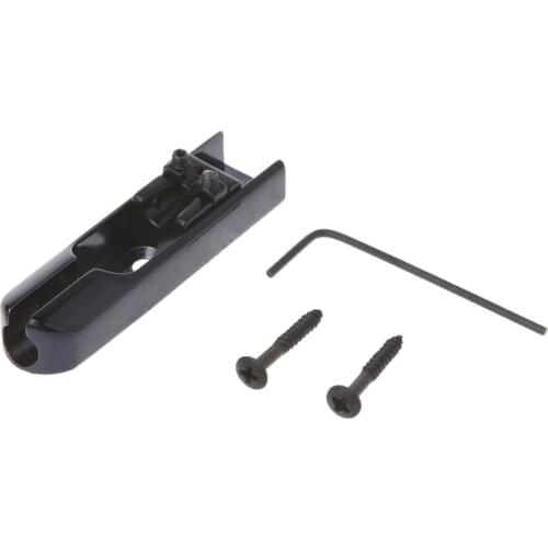 Single Individual Bridge Saddles Tailpiece for 4 String Bass Guitar Replacement