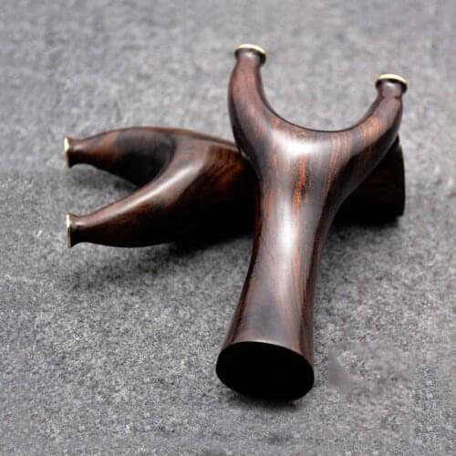 Piao Yu Slingshot Wood for Hunting Powerful Catapult Outdoor High Quality Slingshots Shooting Games With Flat Rubber Band