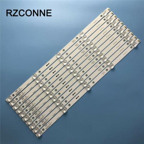 LED backlight strip 5 lamps for Akai 55'' TV AKTV5534 JS-D-JP55EU-051EC(70317) E55EU/EP1000 MCPCB 3V/LED LC546PU2L01 D55-K18