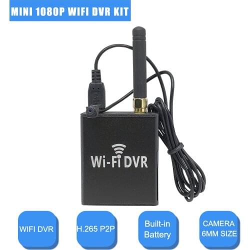 1080P WIFI DVR Wireless Mini DVR Recorder With 720P 6*6mm Mini Camera Kit Video Surveillance Recorder Onvif DVR Mini AHD Recorde