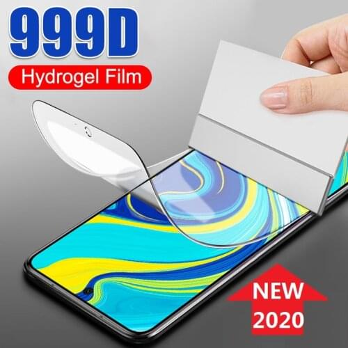 Protective Hydrogel Film for Redmi Note 9 8 7 Pro 9s 8T 9A 9C 8A Xiaomi Mi Note 10 Lite 9T Pro (Not Glass) Screen Protector
