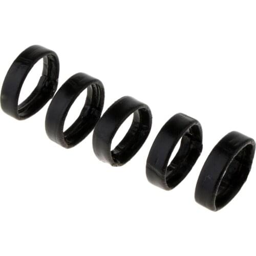 5pcs 18mm Watch Band Loop Strap Small Holder Locker Keeper Black / Brown / White