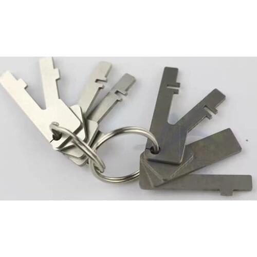 8 PCS Multi-function Slot Fixture Clamp For Defu 998C-S GOSO 998A Key Cut Machine