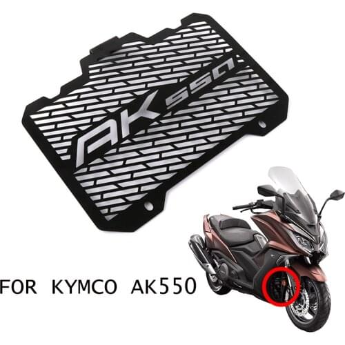 For Kymco AK550 2017 2018 Radiator Grill Guard Cover For Kymco AK 550 Stainless Steel Motorcycle Accessories AK550 Scooter Parts