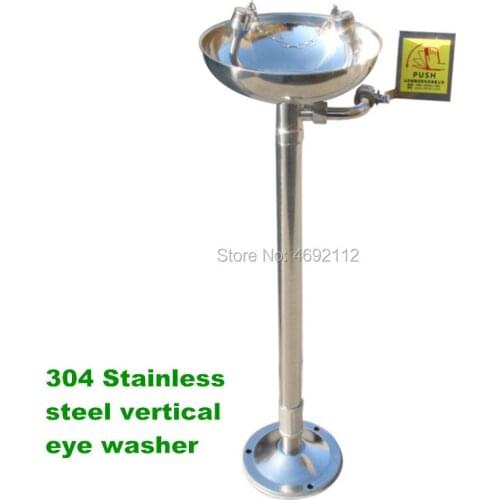304 Stainless Steel Emergency Eyewash Station Double mouth