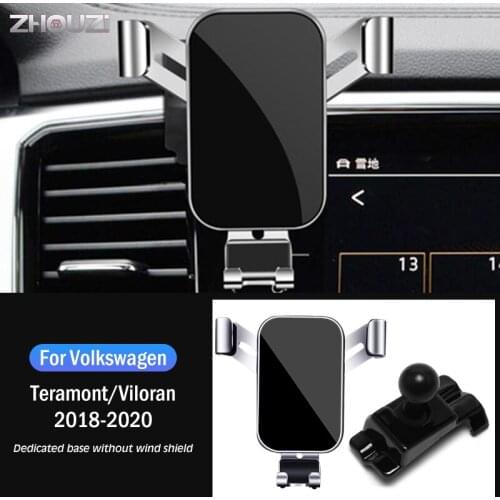 Car Mobile Phone Holder Special Mounts GPS Stand Navigation Bracket For Volkswagen VW Teramont Viloran 2018-2020 Car Accessories