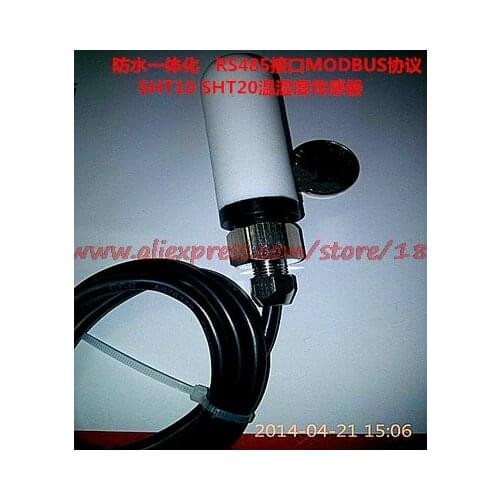 Free shipping Waterproof integrated RS485 interface SHT20 temperature and humidity sensor MODBUS protocol