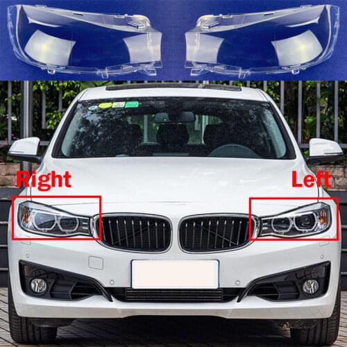 For BMW 3 Series GT 3GT F34 2013-2019 320i 328i 335i Car Front Headlight Cover Auto Headlamp Lampshade light glass Lens Shell