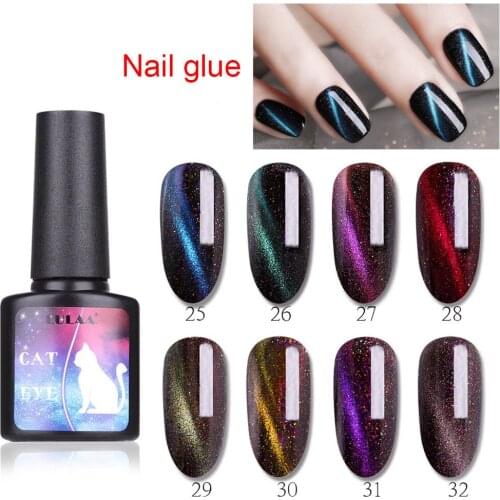 Chameleon Cat Eye Gel Bling Lacquers Nail Polish Shining Glitter UV Gel Nail Polish MH88