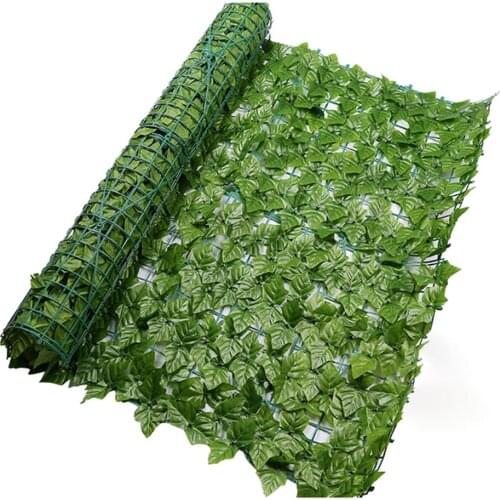 Artificial Ivy Privacy Fence Screen Artificial Hedges Fence Artificial Leaf Screening Roll Decoration For Outdoor Decor Garden