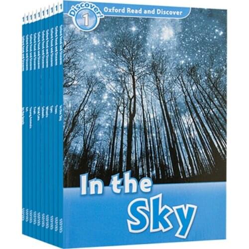 5-12 year Childrens English story book Brain Oxford Read and Discover book help child be reader early education book 20pc/set